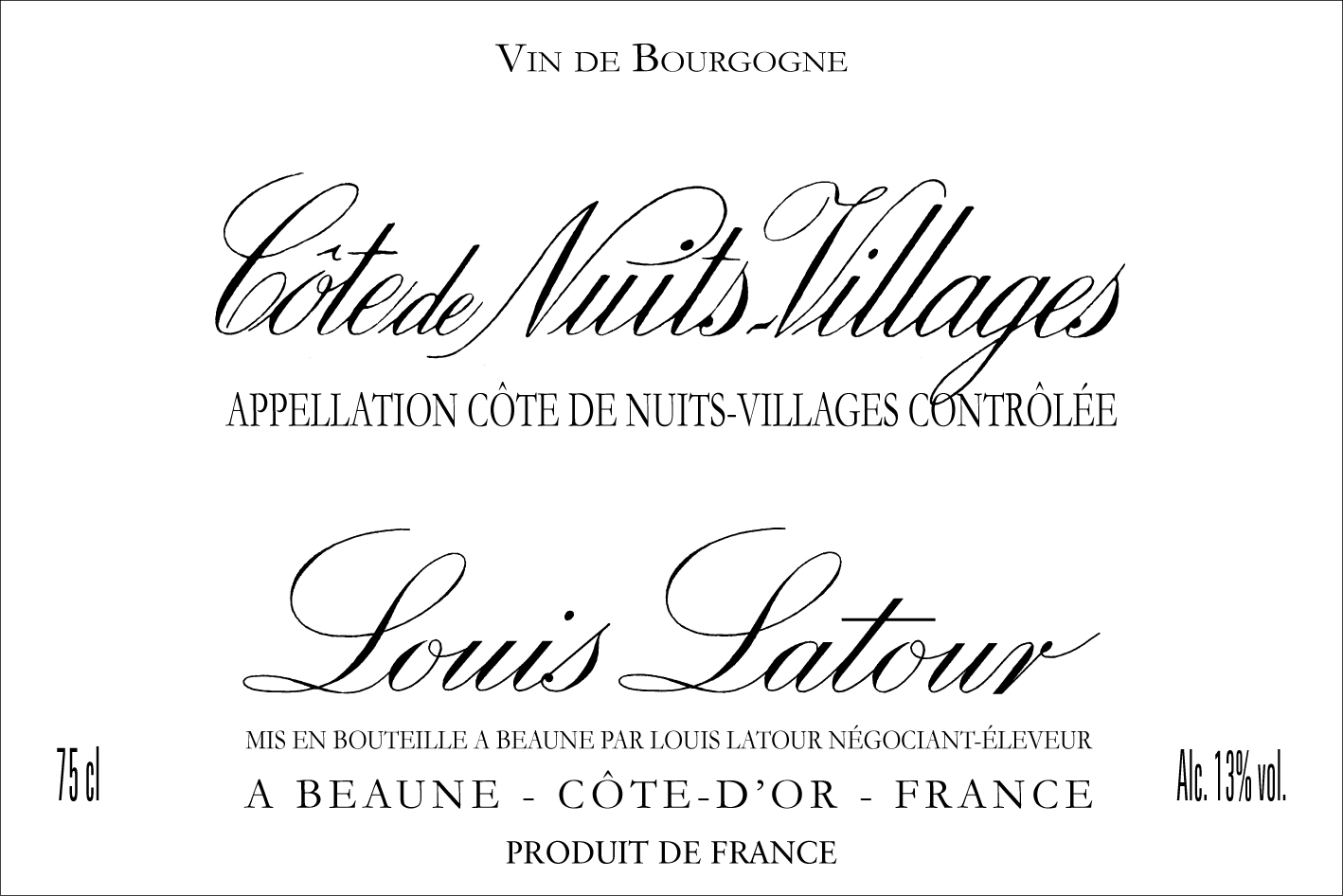 Côte de Nuits-Villages